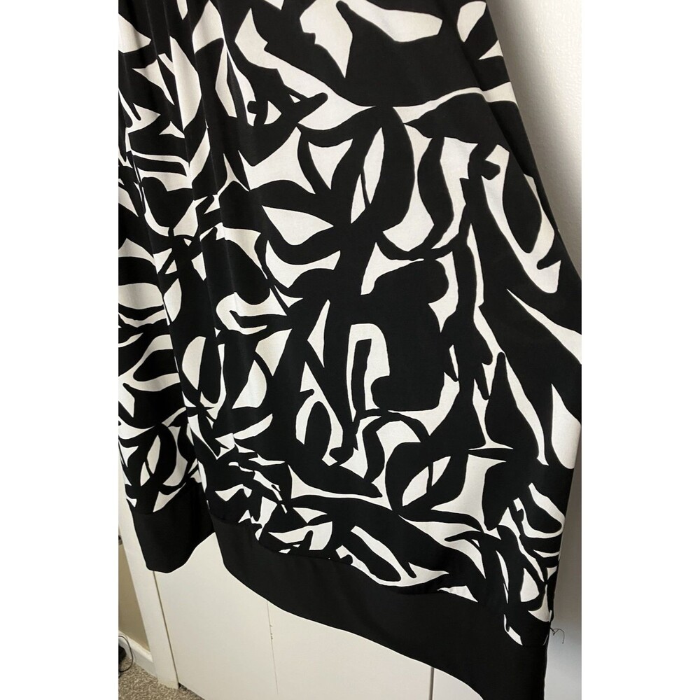 Coldwater Creek Black/White Geometric Tunic Dress Size XL - Picture 7 of 8